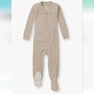 Burt's Bees Baby Organic Thermal Footed Pajama, Tan, 3-6 Months